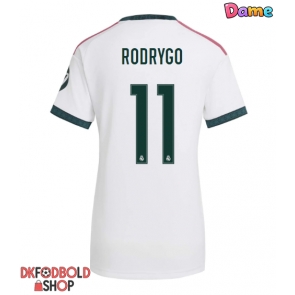 Real Madrid Rodrygo Goes #11 Hjemmebanetrøje Dame 2026-27 Kort ærmer Real Madrid Rodrygo Goes #11 Hjemmebanetrøje Dame 2026-27 Kort ærmer